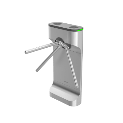 Torniquete Trípode Con Diseño Slim Ultra Estético / Uso Rudo / Leds Indicador De Entrada Y Salida / Acero Inoxidable / Exterior Protegido