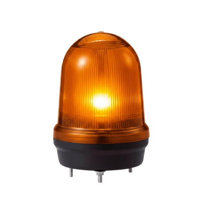 Led Con Patrones Fijo/intermitente, Estroboscópico Y Simulación Rotatorio, Color Ámbar De 110-240 Vca