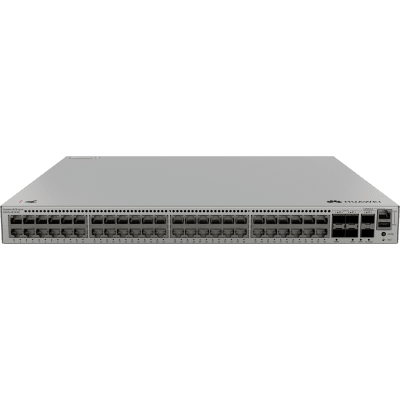 Switch Empresarial Core Gigabit Administrable Capa 3 / 48 Puertos 10/100/1000 Mbps / 4 Puertos 10GE SFP+ Uplink / 2 Puertos 10GE SFP+ (Stack) / ERPS / Ruteo Dinamico (RIP, OSPF, IS-IS y BGP) / iStack / Administración Nube Gratis