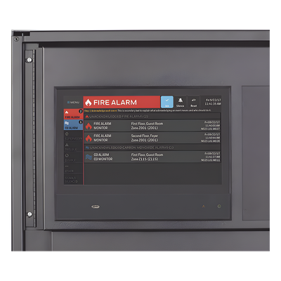 Pantalla Táctil De Control De Red / 10 Pulgadas Hd / 1024 X 600 / 2,000 Zonas / 10,000 Eventos / 24 Vcc
