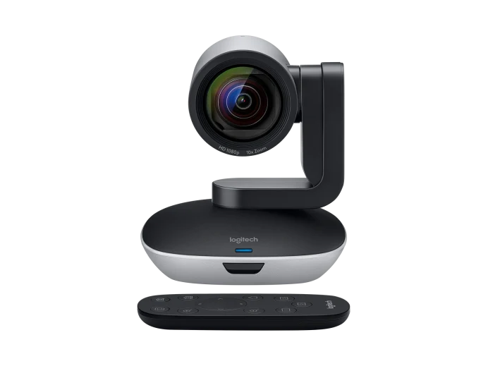 Camara Ptz Pro 2 Logitech Fhd 1080p Zoom 10x Hd Campo Visual 90° Ideal Para Aulas Auditorios Y Salas Grandes. Videoconferencia