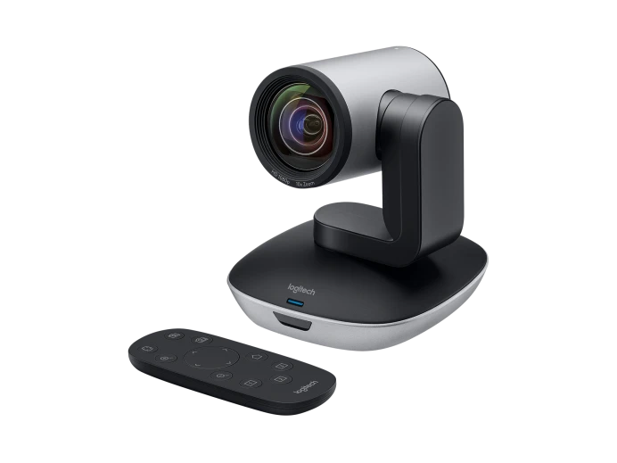 Camara Ptz Pro 2 Logitech Fhd 1080p Zoom 10x Hd Campo Visual 90° Ideal Para Aulas Auditorios Y Salas Grandes. Videoconferencia