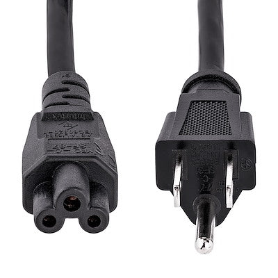 Cable De Corriente De 1.8m Estandar Para Laptop - 18awg - Nema 5-15p A C5 - Mickey Mouse - Cable De Alimentacion Para Laptop - Startech.com Mod. Pxt101nb3s