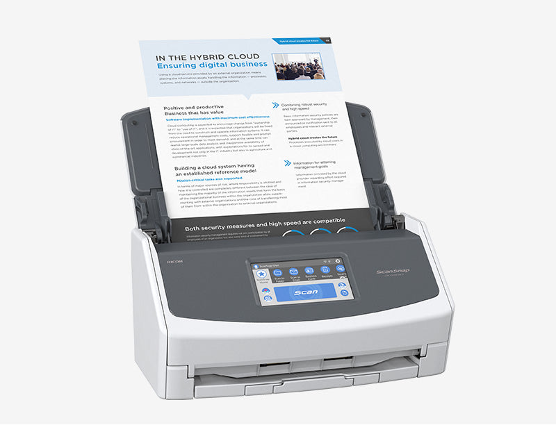 Escaner Fujitsu Ix1600, 40 Ppm/80 Ipm, 600 Dpi, Usb, Wifi, Duplex Adf, (a4), Compatible Con Mac