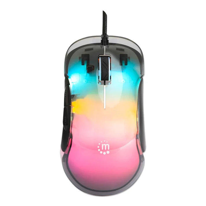 Mouse/manhattan/190381/mouse Usb Óptico Con Cable Led Rgb