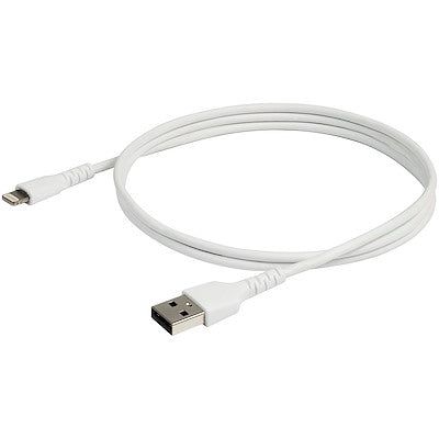 Cable De Carga De 1m Usb A Lightning - Cable Lightning Certificado Mfi Apple - Cable Lightning De Servicio Pesado - Blanco - Startech.com Mod. Rusbltmm1m