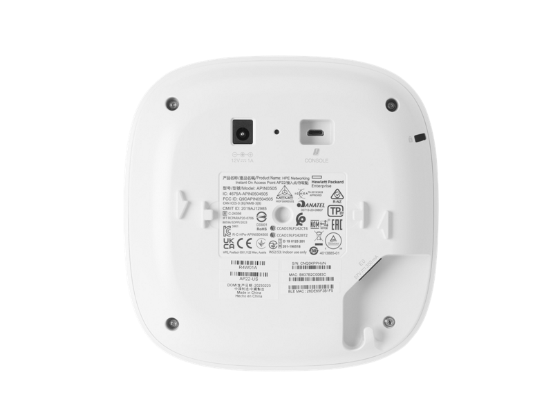Access Point Hpe Aruba R4w02a Instant On Ap22 2x2 Wifi 6 100% Certificado Interiores (indoor) Inter-operable