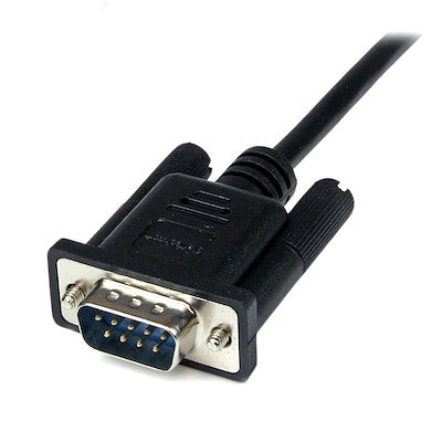 Cable Serial De 2m Modem Nulo Null Serial Db9 Hembra A Macho - Negro - Startech.com Mod. Scnm9fm2mbk