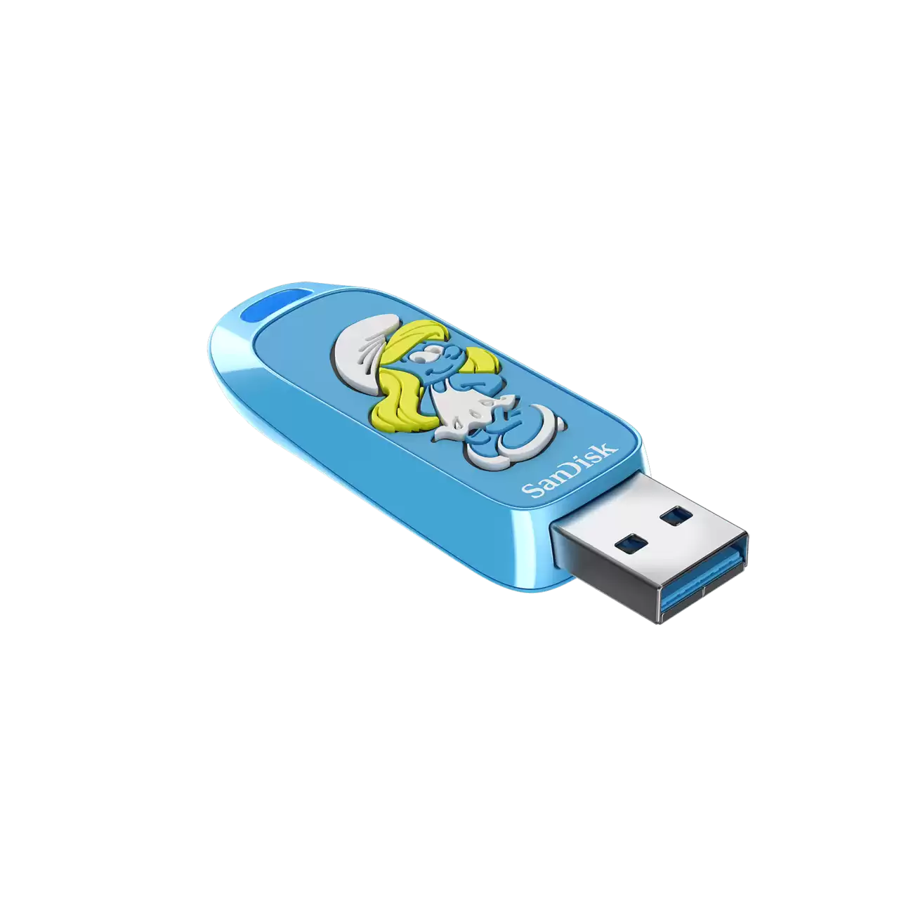 Memoria Sandisk 256gb Usb 3.2 Smurfs Pitufina Lectura 130mb/s Sdczis-256g-g46