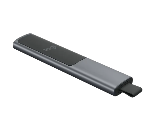 Presentador Logitech Spotlight Inalambrico Recargable Gris