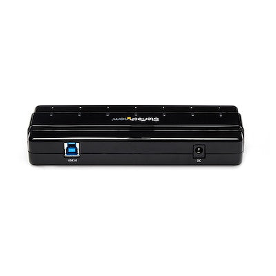 Hub Usb 3.0 De 7 Puertos - Concentrador Usb 3.0 De 7 Puertos - Hub De Escritorio Con Adaptador De Alimentacin - Color Negro - Startech.com Mod. St7300usb3b