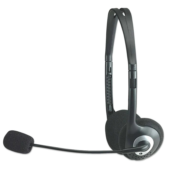Audifono Diadema,manhattan,164429, C/microfono Estandar Plastico