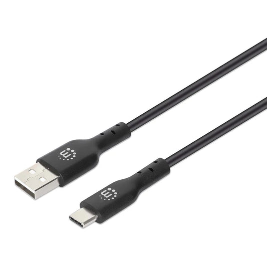 Cable Usb,manhattan,353298,-c V2.0, C-a 1.0m Negro 480mbps