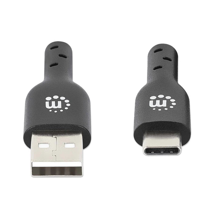 Cable Usb,manhattan,353298,-c V2.0, C-a 1.0m Negro 480mbps