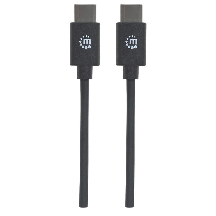 Cable Usb,manhattan,354882,-c V2.0, C-c 3m Negro 60w, 480mb