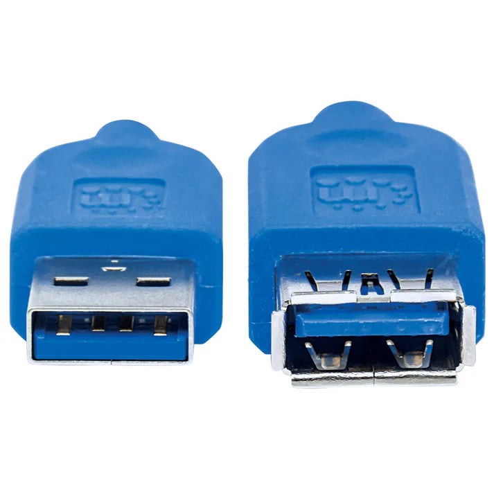 Cable Usb,manhattan,325394, V3.2 Ext. Tipo A  1.0m Azul, 5gbps