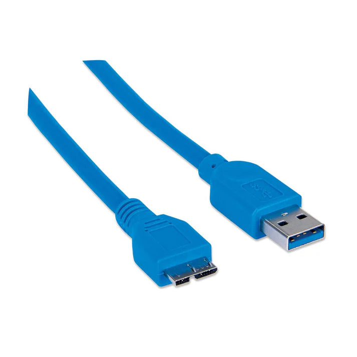 Cable Usb,manhattan,325424, V3.0 A-micro B 2.0m Azul