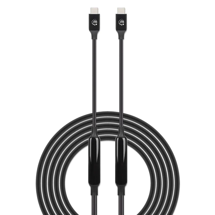 Cable Usb,manhattan, 355964,-c V3.2, C-c 3.0m 10gbps, 60w