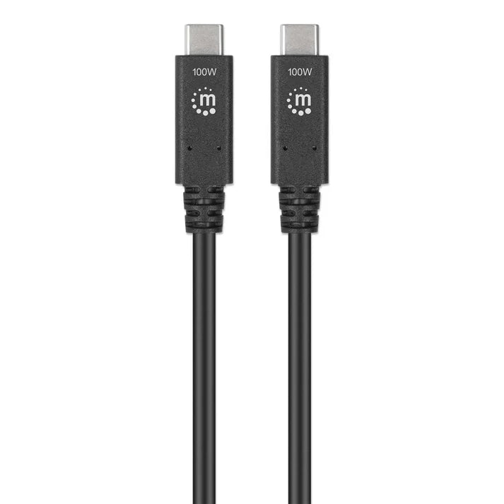 Cable Usb,manhattan,355223,-c V3.1, C-c 1.0m Negro 10gbps 5a