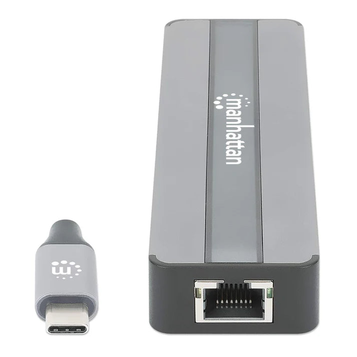 Docking Usb, Manhattan, 153928, -c 7 Ptos, Hdmi, Red, Usb-c Pd/2xusbv3.2, Sd/micro Sd