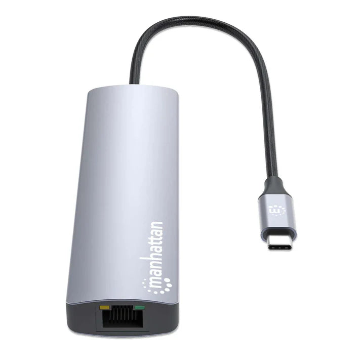 EstaciÓn Docking ,manhattan, 153959 ,usb-c Con Hub, 6 En 1