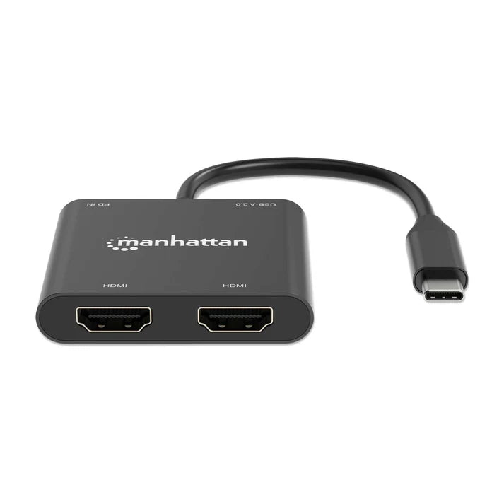 Adaptadores/manhattan/154321/convertidor Usb-c A Hdmi 2 Puertos 4k - Mst