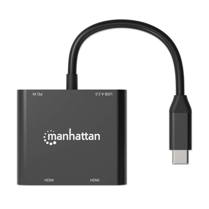 Adaptadores/manhattan/154321/convertidor Usb-c A Hdmi 2 Puertos 4k - Mst