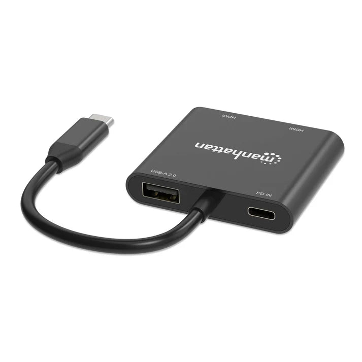 Adaptadores/manhattan/154321/convertidor Usb-c A Hdmi 2 Puertos 4k - Mst