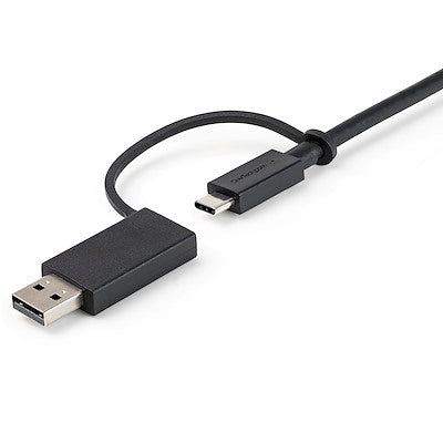 Cable Usb Tipo C De 1m Con Adaptador Usb-a, Usb-c A C , Usb-a A C, Cable Usb C 2 En 1 Para Docks Hibridas - Startech.com Mod. Usbccadp