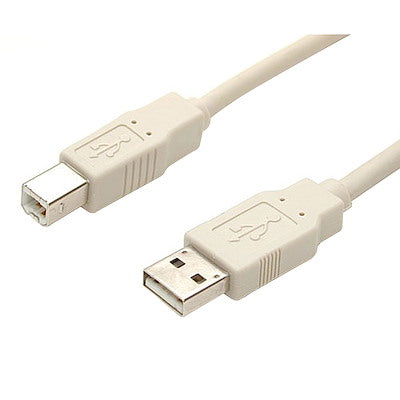 Cable De 1.8m Usb 2.0 Beige - Usb Tipo-a Macho A Usb-b Macho Para Impresora - Startech.com Mod. Usbfab6