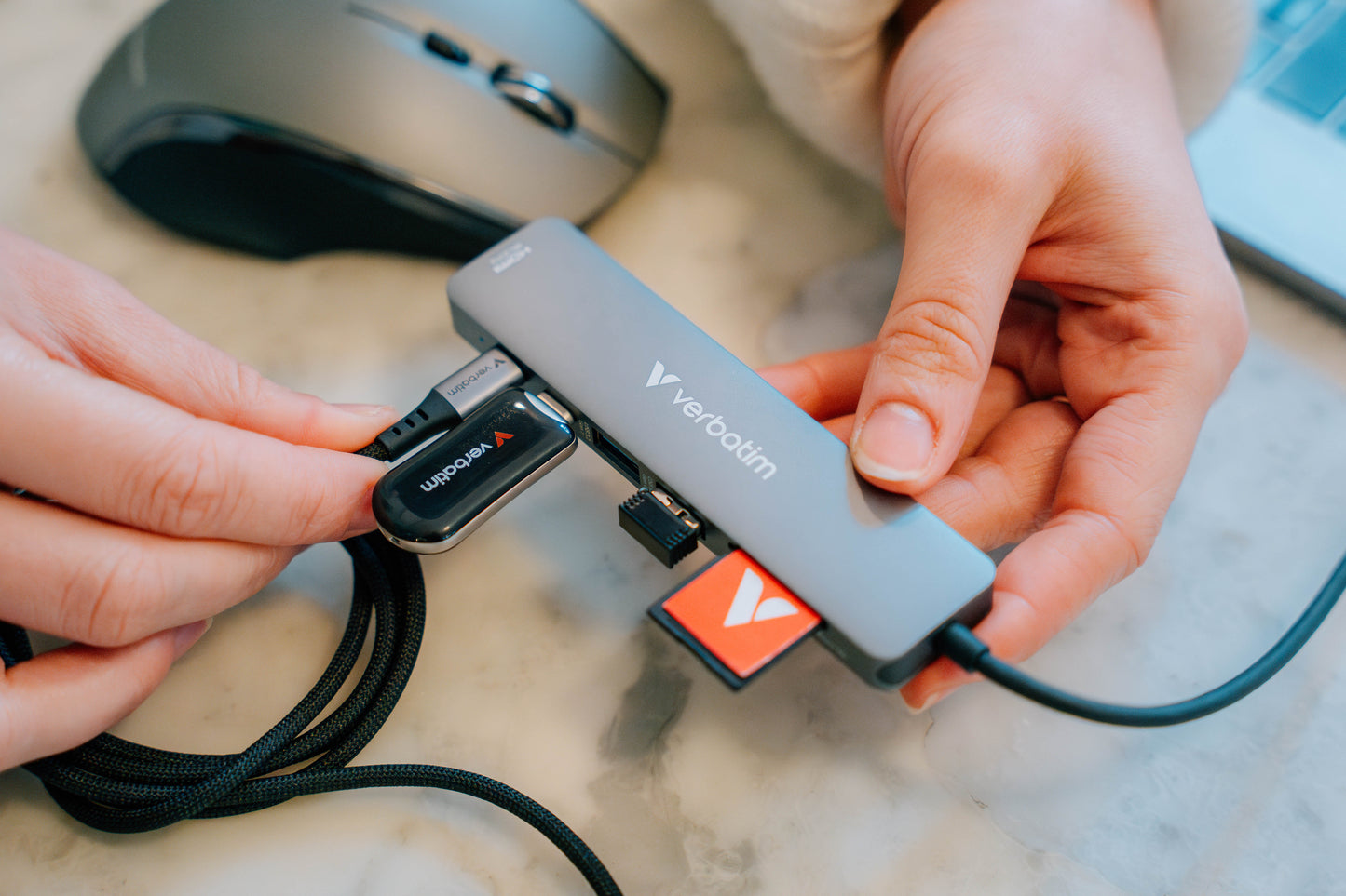 Unidad flash Plectra USB-C de 64 GB, color negro