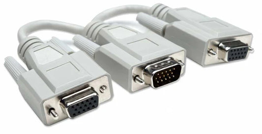 Cable Monitor,manhattan,328302, Y Hd15 X 2