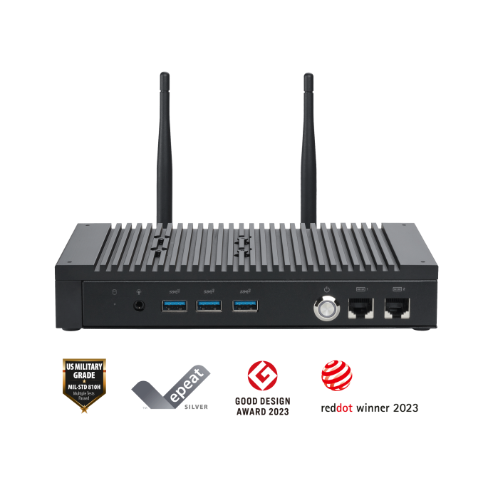 Mini Pc Industrial Asus Pl64 Core I5 1235u Hasta 4.4 Ghz /10 Cores (2p+8e) /8gb Ddr4 3200 /512gb M.2 /3x Hdmi 2.1 /2x Lan /2x Puerto Com Rj50 /fanless