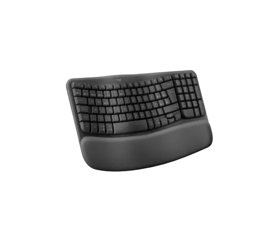 Teclado Logitech Wave Kyes Grafito Inalambrico Ergonomico Easy-switch Bluetooth Logi Bolt