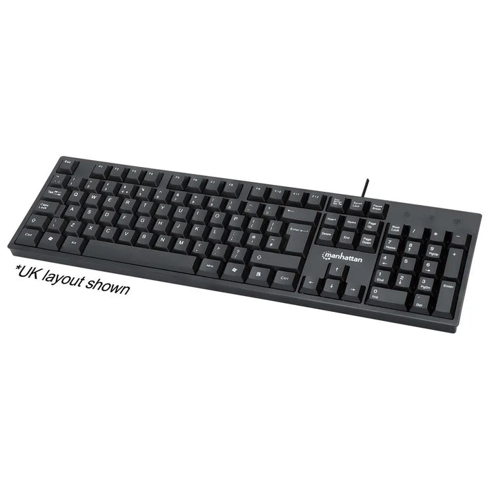 Teclado,manhattan,179324, Mx Usb Cableado