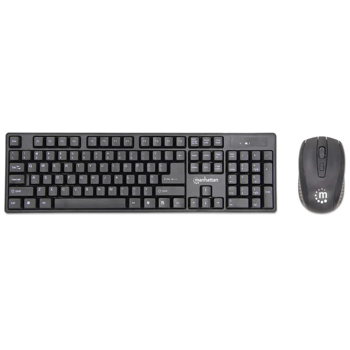 Teclado Y Mouse,manhattan,178990, Óptico Inalambrico, Combo