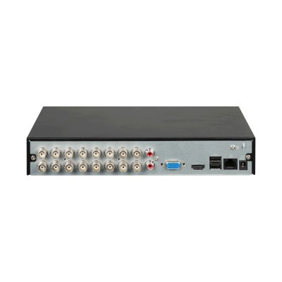 Dvr/ Dahua/ Xvr1b16h-i/16 Canales De 5 Mp Lite/ Wizsense/ Cooper-i/ H.265/ 16 Canales Hdcvi 8 Ip/ Hasta 24 Canales Ip/ Smd Plus/ / 1 Sata De Hasta 16 Tb/ Soporta Cvi/ahd/tvi/ Cvbs E Ip/ Funciones P