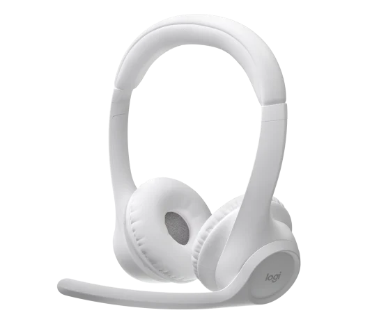 Audifonos Diadema Logitech Zone 300 Inalambricos Bluetooth Recargable Type C Blanco