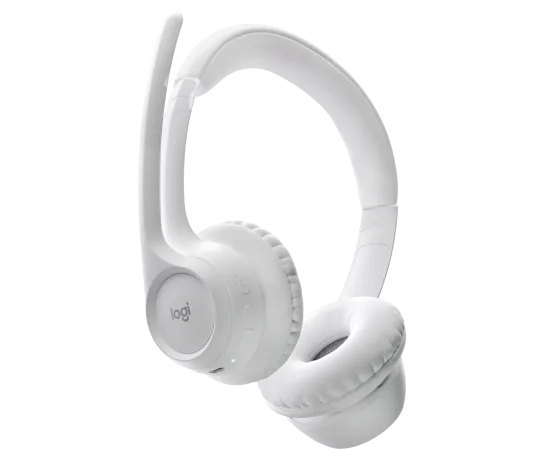Audifonos Diadema Logitech Zone 300 Inalambricos Bluetooth Recargable Type C Blanco