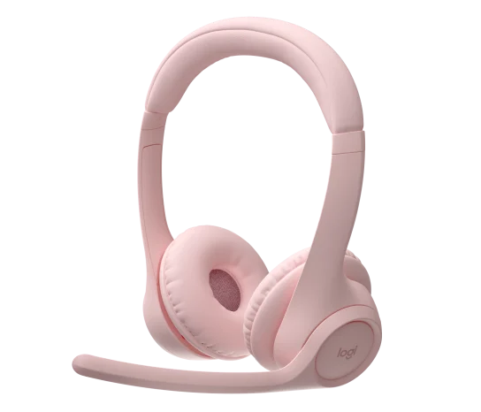 Audifonos Diadema Logitech Zone 300 Inalambricos Bluetooth Recargable Type C Rosa