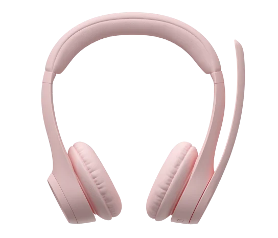 Audifonos Diadema Logitech Zone 300 Inalambricos Bluetooth Recargable Type C Rosa