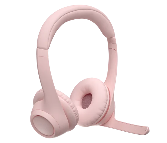 Audifonos Diadema Logitech Zone 300 Inalambricos Bluetooth Recargable Type C Rosa