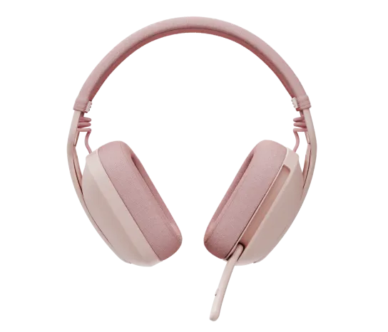 Audifonos Diadema Logitech Zone Vibe 100 Inalambricos Recargables Control De Audio Rosa