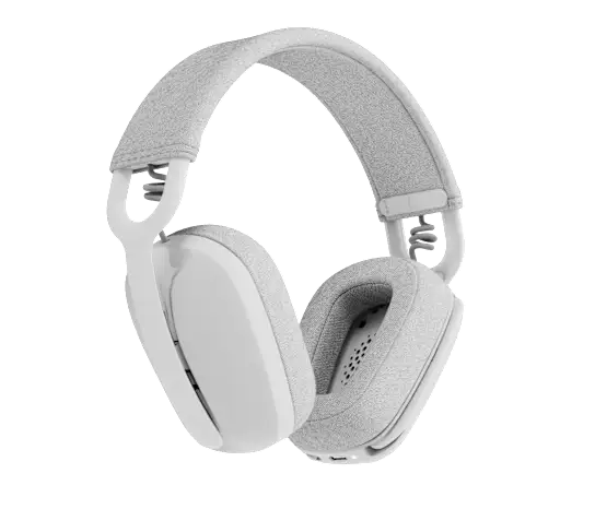 Audifonos Diadema Logitech Zone Vibe 100 Inalambricos Recargables Control De Audio Blanco