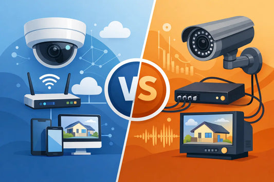 Cámaras IP vs analógicas: qué conviene más