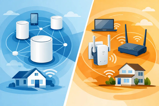 WiFi mesh vs repetidor: qué conviene más