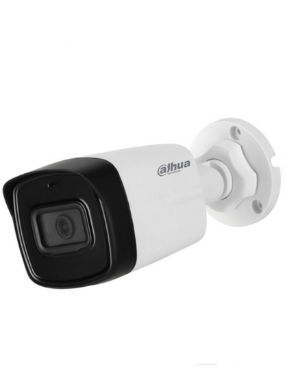 Camara Dahua Bullet 5 Mp / Microfono Integrado / Lente De 2.8mm / Ir De 80 Mts / Ip67 / Starlight / Cvi / Cvbs / Ahd / Tvi