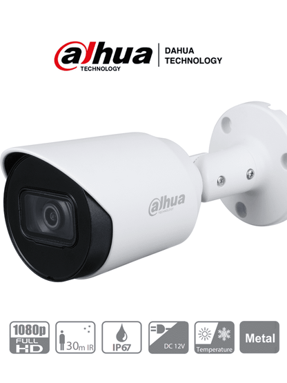 Camara Analoga Hd/ Dahua/ Hac-hfw1200t-36/ Bullet De 2 Mp/ Lente Fijo De 3.6mm/ 83 Grados De Apertura/ Smart Ir 30 Metros/ Ip67/ Metalica/ Blc/ Hlc/ Dwdr/ Tvi Ahd Y Cbvs