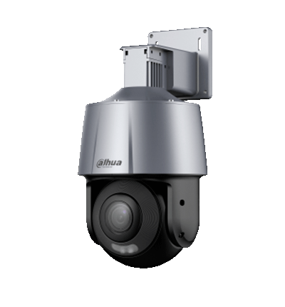 Camara Ip Pt/dahua/ Sd3a400-gn-a-pv/ De 4 Mp Full Color/ Disuasion Activa/ Lente Fijo/ Luz Blanca De 30 Metros/ Ir De 30 Mts/ H.265/ Ranura Microsd/ Audio Bidireccional Con Altavoz Integrado/ Ip66/