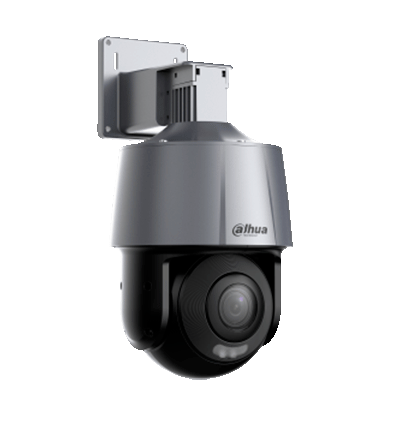 Camara Ip Pt/dahua/ Sd3a400-gn-a-pv/ De 4 Mp Full Color/ Disuasion Activa/ Lente Fijo/ Luz Blanca De 30 Metros/ Ir De 30 Mts/ H.265/ Ranura Microsd/ Audio Bidireccional Con Altavoz Integrado/ Ip66/